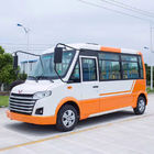 Fashion Orange White Electric Utility Carts , 30km/H Electric City Bus For Park