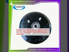 कारखाने चार पहिया इलेक्ट्रिक दर्शनीय स्थल कार भाग के लिए लेयरिंग विधानसभा के साथ फ्रंट ब्रेक ड्रम