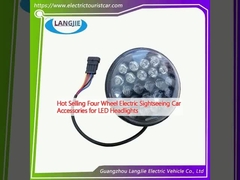 एलईडी हेडलाइट के लिए गर्म बिक्री चार पहिया इलेक्ट्रिक दर्शनीय स्थल कार सामान