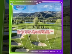 क्लब कार डीएस स्पष्ट विंडशील्ड 1982-2000 नई गोल्फ कार्ट एक्रिलिक सीधी प्लेट विंडशील्ड