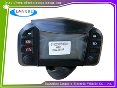 इलेक्ट्रिक टूर बस LVTONG प्लास्टिक सामग्री काले 48V डिस्प्ले भागों