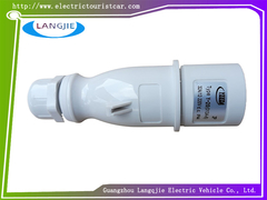 मार्शल गोल्फ कार्ट और टूर बसों के लिए चार्जिंग प्लग Y-20 013A-6 IP44 2P