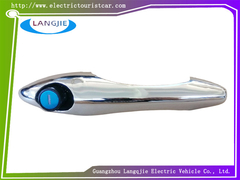 चाबी के छेद के दरवाजे के हैंडल क्रोम चांदी काली LVTONG टूर बस सहायक उपकरण