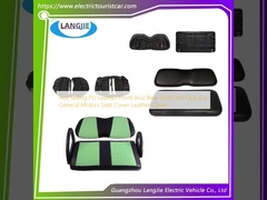 गर्म बिक्री पीयू चमड़े के सामने और पीछे गोल्फ कार्ट क्लब कार जनरल मोटर्स सीट कवर चमड़े कवर