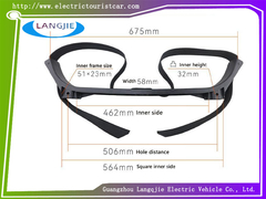 TXT रियर सीट बैग फिक्स्ड बॉल बैग ब्रैकेट EZGO गोल्फ कार्ट घटकों के लिए