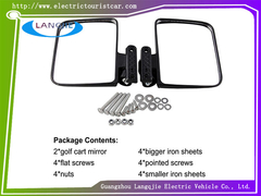 ईगल साइड व्यू मिरर फोल्डिंग रियर व्यू मिरर इलेक्ट्रिक दर्शनीय स्थलों के लिए कारों और गश्ती कारों के लिए गोल्फ कै