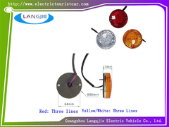 मार्शल इलेक्ट्रिक दर्शनीय स्थलों और गश्ती कारों के साथ 8 सेमी एलईडी टर्न बैक लाइट्स