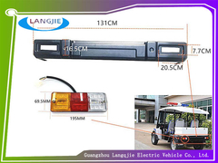 मार्शल रियर बम्पर टेललाइट्स का उपयोग चार-पहिया इलेक्ट्रिक दर्शनीय स्थलों की कारों और गश्ती कारों के लिए किया जाता है