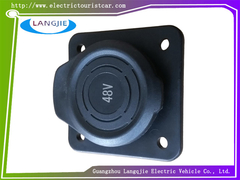 LVTONG इलेक्ट्रिक दर्शनीय स्थल कार पेट्रोल कार 48V चार्जिंग सॉकेट