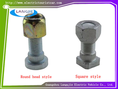 दो वैकल्पिक एंटी ब्रेकएज और एंटी स्लिप ईज़ीगो टायर नट स्क्रू गोल्फ कार्ट घटक