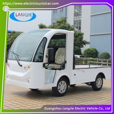 अच्छी कीमत सफेद 2 सीटों वाली इलेक्ट्रिक डिलीवरी कार AC 48V इलेक्ट्रिक चालित उपयोगिता वाहन कारखाने के लिए ऑनलाइन