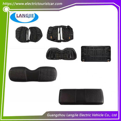 अच्छी कीमत गोल्फ कार क्लब कार डीएस काले छोटे वर्ग फ्रंट सीट कुशन जलरोधक और दरार प्रतिरोधी सीट कुशन कवर ऑनलाइन