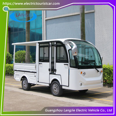 अच्छी कीमत एयरपोर्ट इलेक्ट्रिक फ्रेट कार 5 सीटर इलेक्ट्रिक कार 48V एसी मोटर पार्क के लिए छत के साथ ऑनलाइन