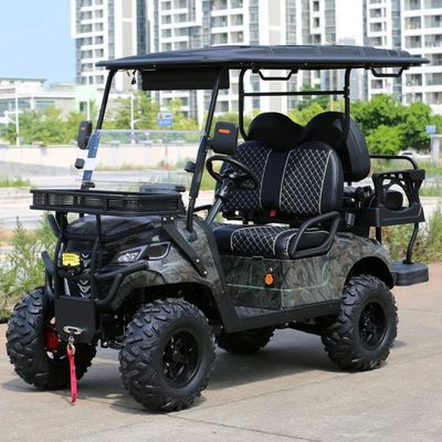अच्छी कीमत 4-Seat Electric Golf Cart With 14-Inch Off-Road Tires Q235 High-Strength Chassis And 10-Inch Multimedia Screen ऑनलाइन