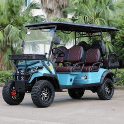अच्छी कीमत Luxury 6 Seater Electric Golf Cart with 72V/48V Lithium Battery 40km/h Max Speed and 80km Range ऑनलाइन