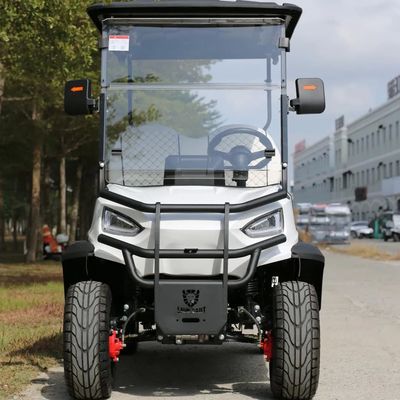 अच्छी कीमत 4 Seats Electric Golf Cart With Cargo Box 48V Maintenance-Free Battery And High-Strength Chassis ऑनलाइन