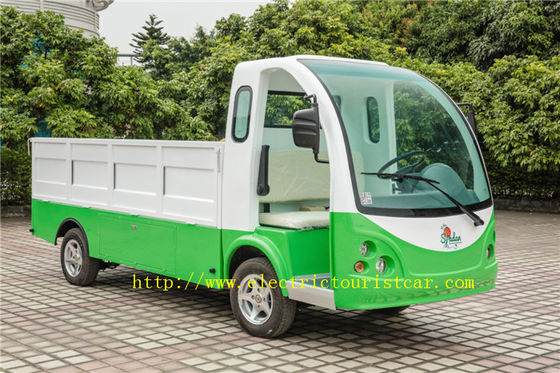 2 सीटें इलेक्ट्रिक बैगेज कार्ट एसी मोटर होटल के लिए 48v/5kw स्पंज आर्टिफिशियल लेदर सीटों के साथ