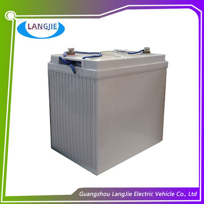 क्लब कार कस्टम भागों के लिए 6V 170AH व्यापक तापमान रेंज सूखी बैटरी