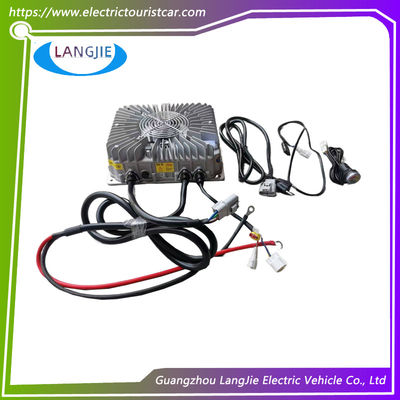 ऑटोमैटिक बैटरी चार्जर के लिए बस पर्यटक बैटरी चार्जर 72V 25A गोल्फ कार्ट शटल