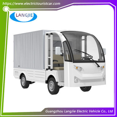 2 सीटें इलेक्ट्रिक बैगेज कार्ट एसी मोटर होटल के लिए 48v/5kw स्पंज आर्टिफिशियल लेदर सीटों के साथ