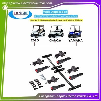 चार पहिया गोल्फ कार्ट के लिए 4-सीटर EZGO TXT सीट बेल्ट बंकल किट