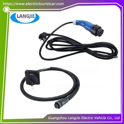 EXCAR चार्जर प्लग और कनेक्शन सॉकेट 220V गोल्फ कार्ट पार्ट्स
