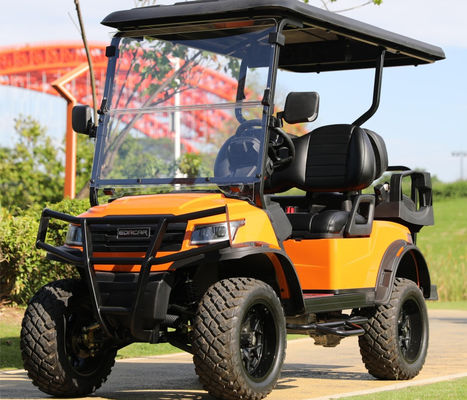 अच्छी कीमत Electric Golf Cart With 30% Gradeability AC Motor And Hydraulic Brake For Golf Courses And Tourist Resorts ऑनलाइन