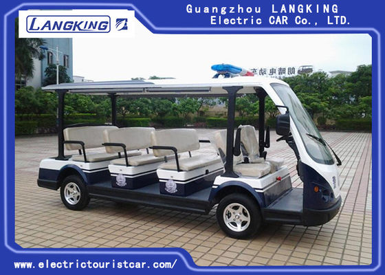 11 व्यक्ति इलेक्ट्रिक शटल कार, मोटर चालित गोल्फ Buggies Y111B 11 सीट